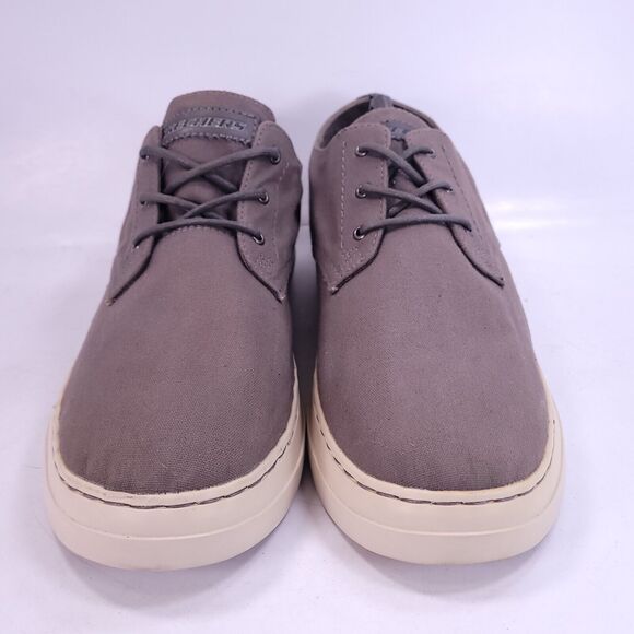 Skechers Casual Lace Up Athletic Shoe Mens Size 10.5 62132 Gray White - Picture 2 of 9